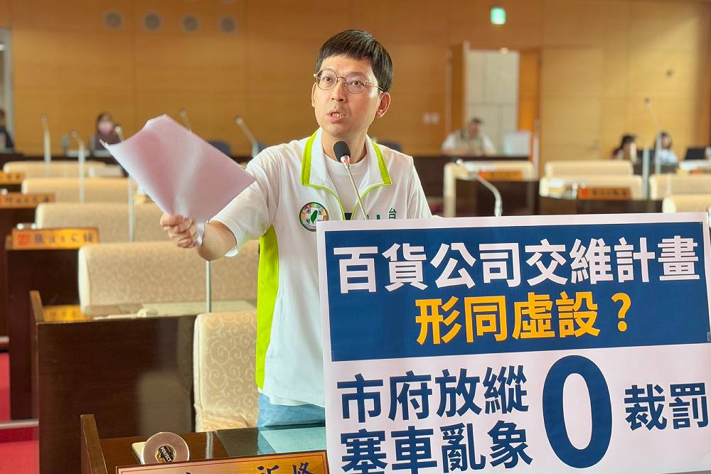林祈烽批百貨公司交維計畫虛設　葉昭甫：未來加強稽查