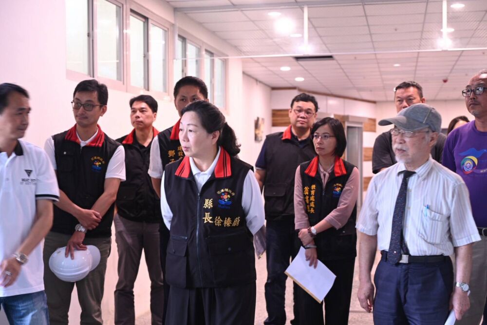會勘洄瀾國際文教會館改善工程　徐榛蔚預告8月營運：活化再利用典範