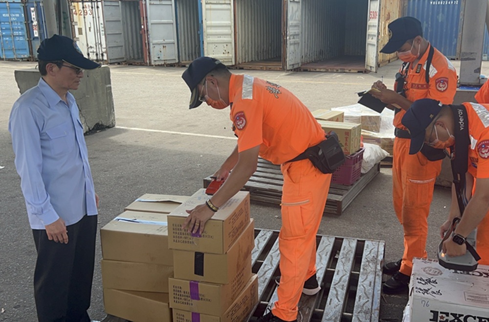 嚴防非洲豬瘟入侵　海巡署長張忠龍赴金門督導聯檢