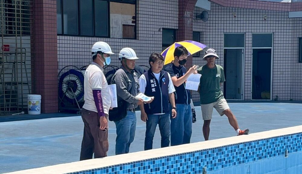 黃建賓爭取教育部補助台東2校泳池操場翻新　預計今年完工啟用