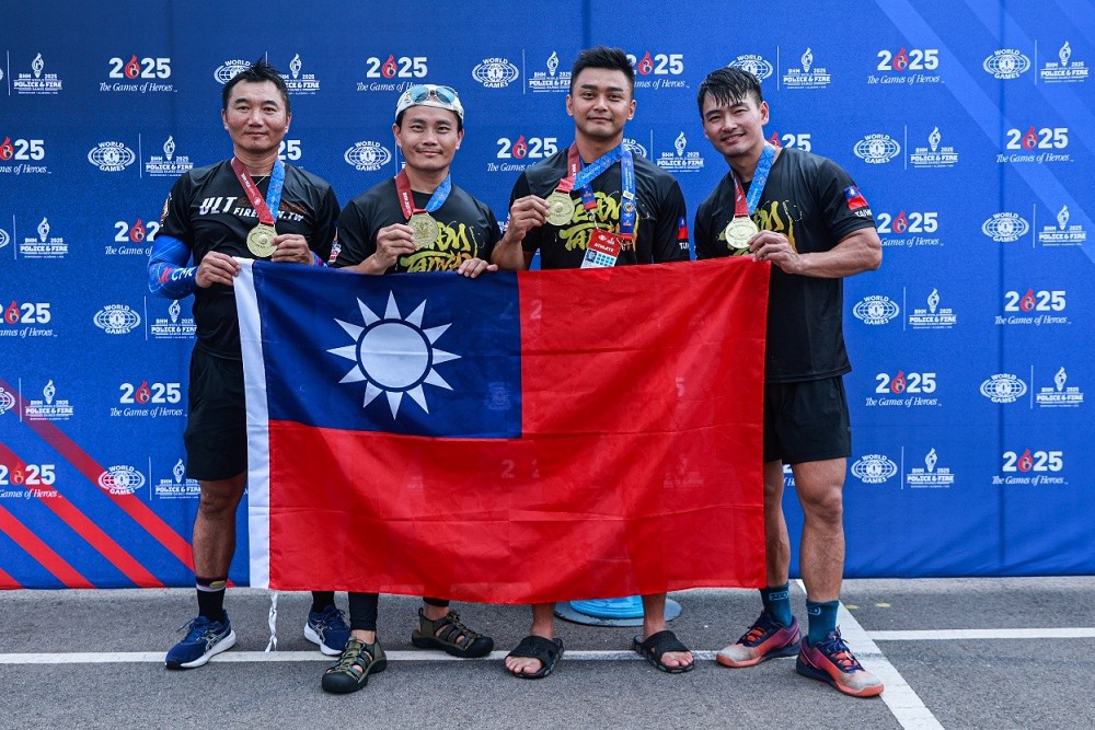 TEAM TAIWAN締造傳奇！　極限消防員團體賽戰勝常勝軍捷克隊