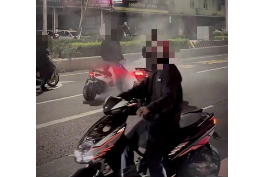 社群平台PO飆速燒胎　17歲少年拍影片涉公共危險被辦