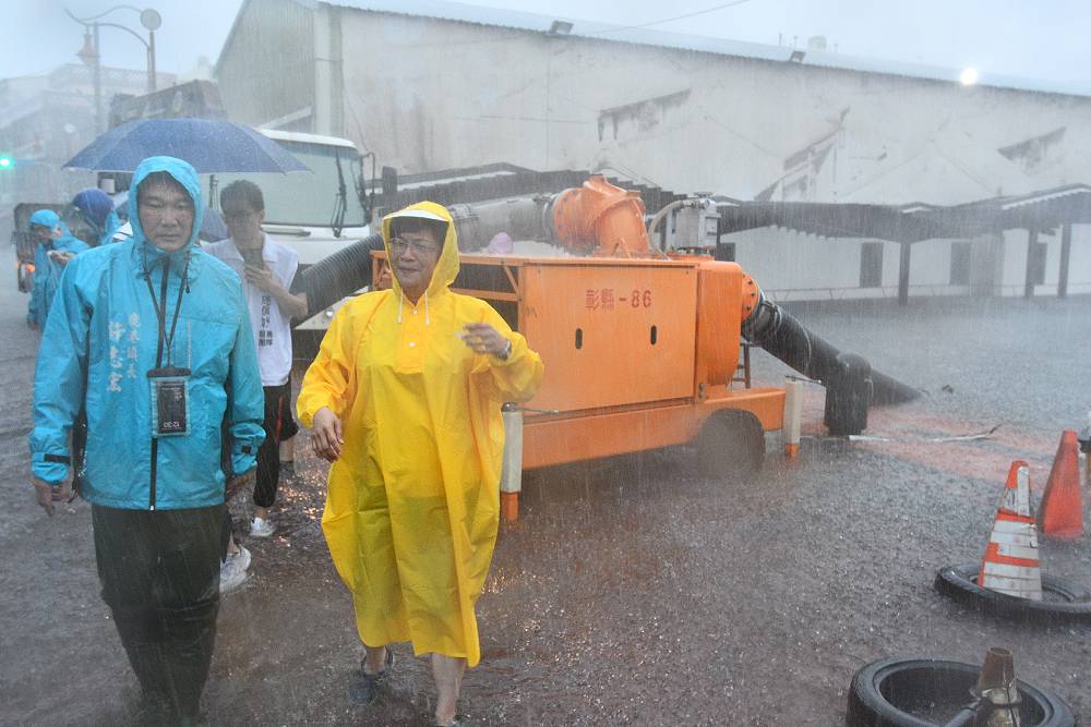 西南氣流襲捲彰化釀暴雨　王惠美：加派抽水機消退積水