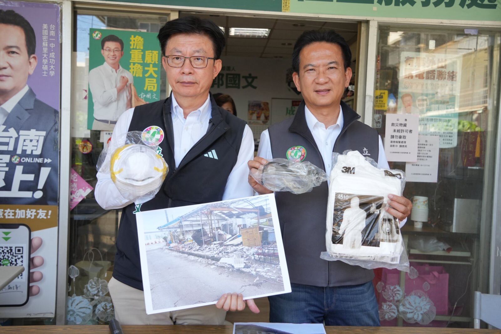 災後石綿瓦清運緩慢　郭國文、林俊憲提特別條例主動拆除