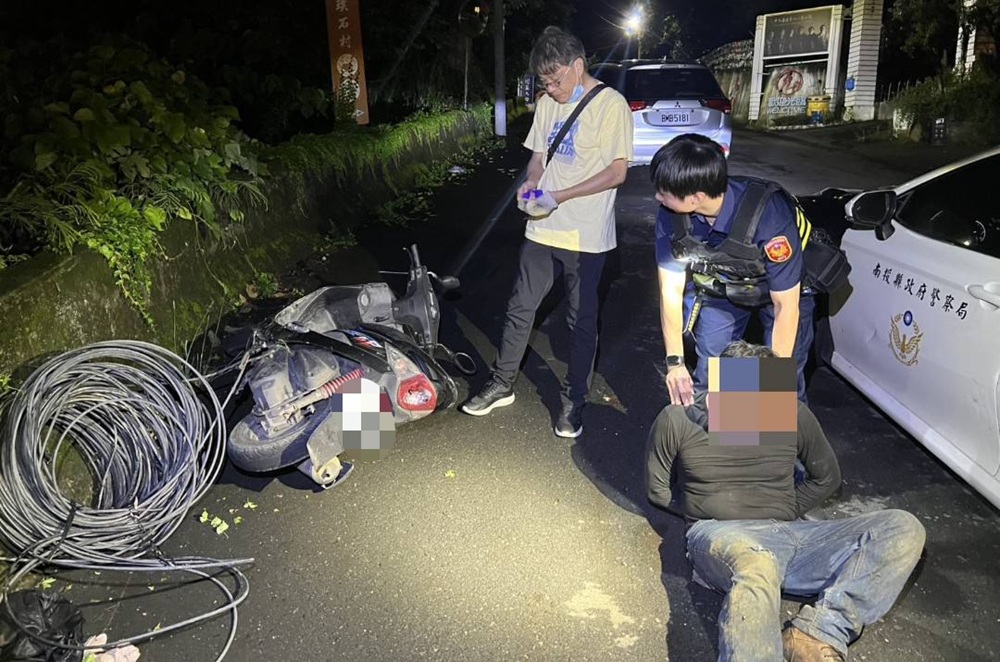 專偷台電電纜　機車載贓物露餡被逮至少涉5案