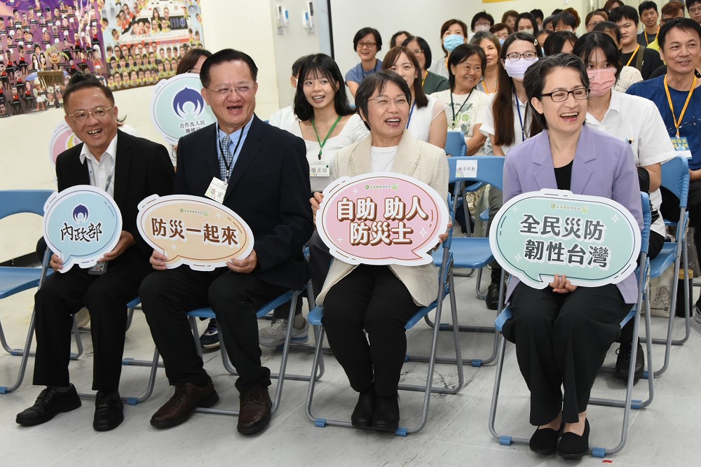 首場女性防災士開訓　劉世芳：颱風豪雨災情凸顯民間防災能量