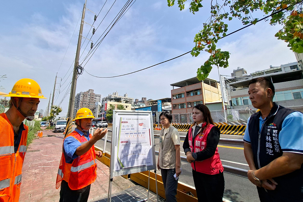 改善霧峰都市景觀、提高台電網韌性　何欣純爭取2.6億讓電纜地下化