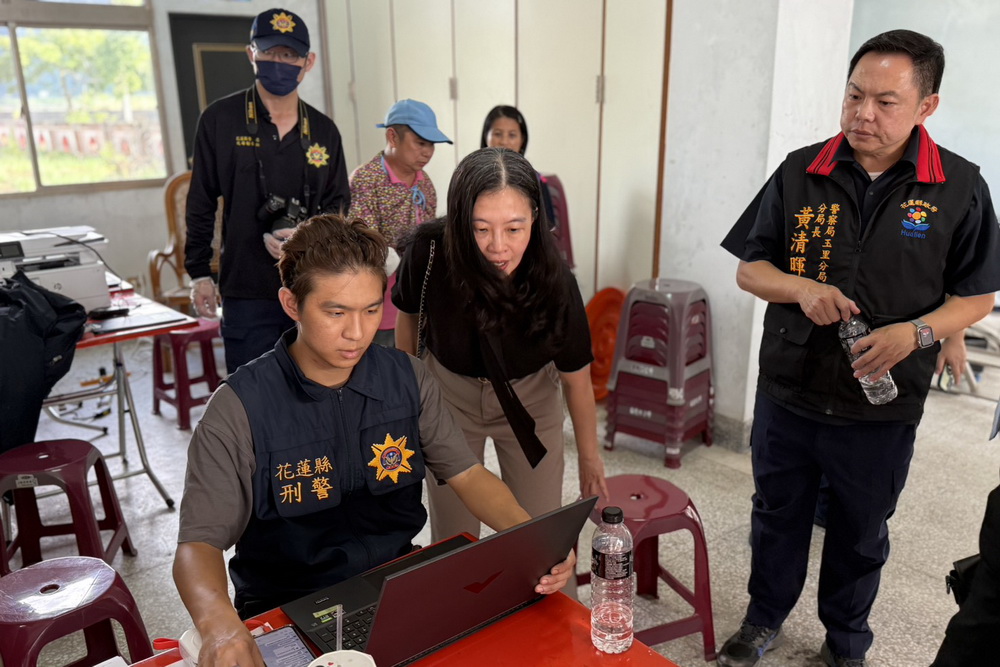 強颱樺加沙災情嚴重　花蓮地檢署檢察長率隊前往瑞穗臨時指揮所