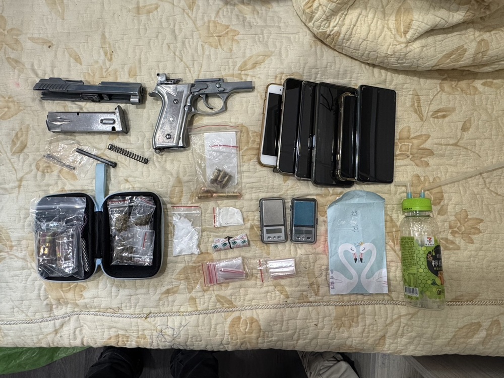 溯源逮藥頭　槓上開花查獲改造手槍竟是膛炸舊貨
