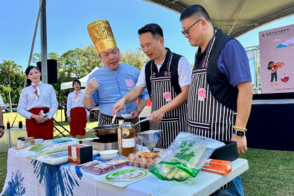 「桃園好米品牌行銷」登場　蘇俊賓親下廚顯身手：讓世界看見優質農業
