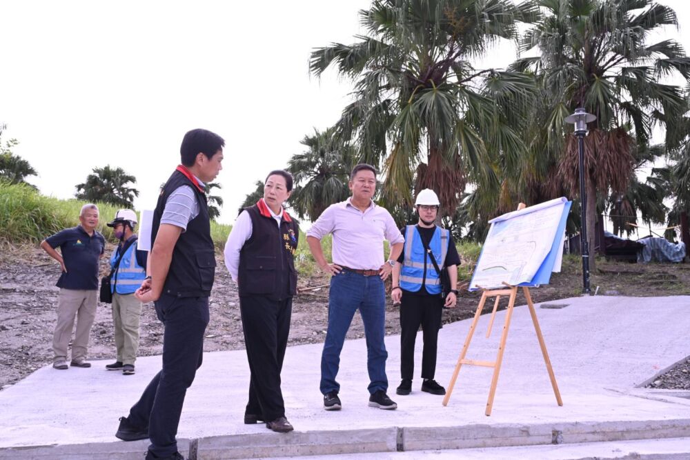 徐榛蔚會勘太平洋公園2工程進度　預計年底同步啟用