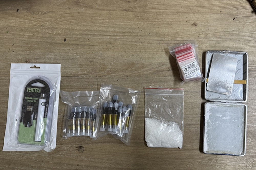 停車場門口重兵埋伏　29歲男轎車住家涉藏毒品K他命