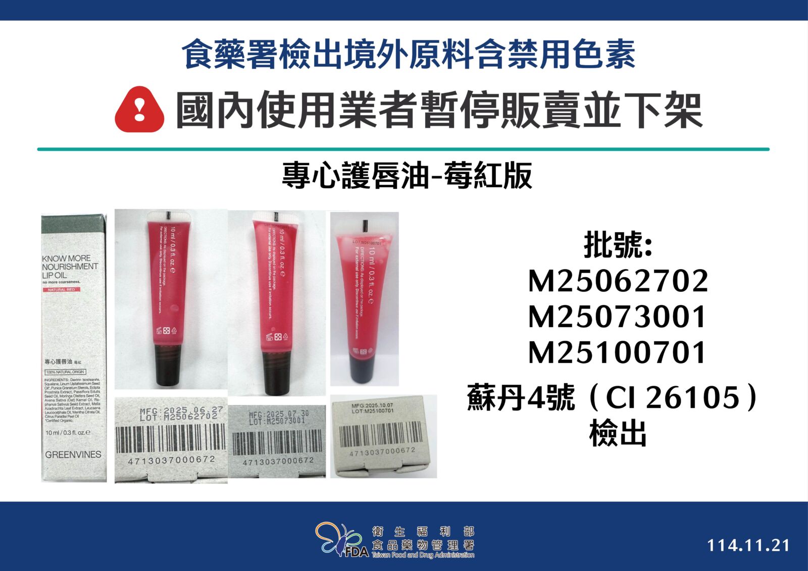 台灣化粧品驗出致癌蘇丹紅 醫點名「二類產品」最危險！