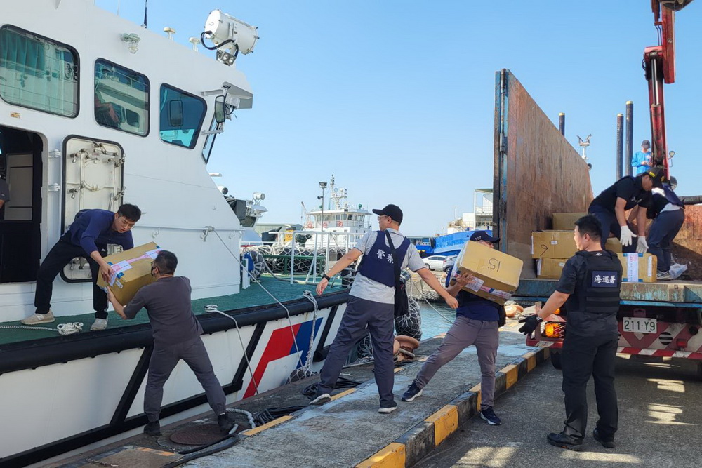 近噸K他命　澎檢跨海高雄銷毀