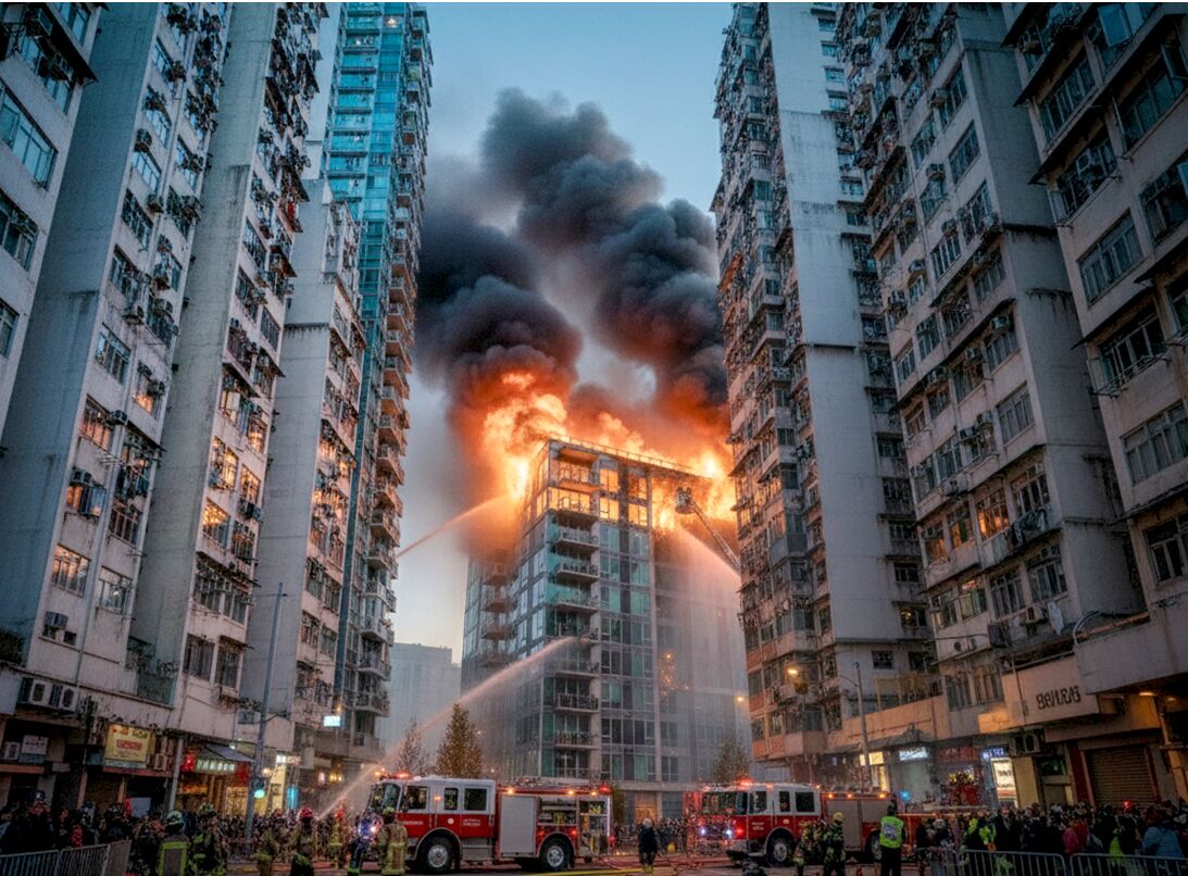 香港宏福苑火災揭高樓防火漏洞 專家籲導入遠端監控系統
