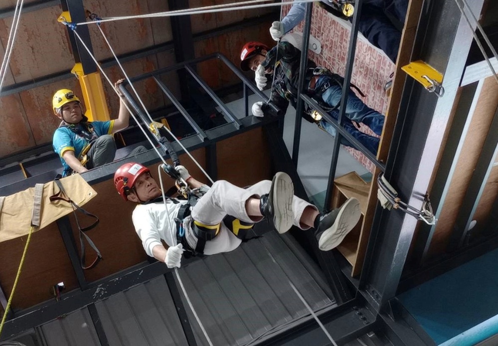 因應多元救援場域　新北動保處高空救援訓練守護生命