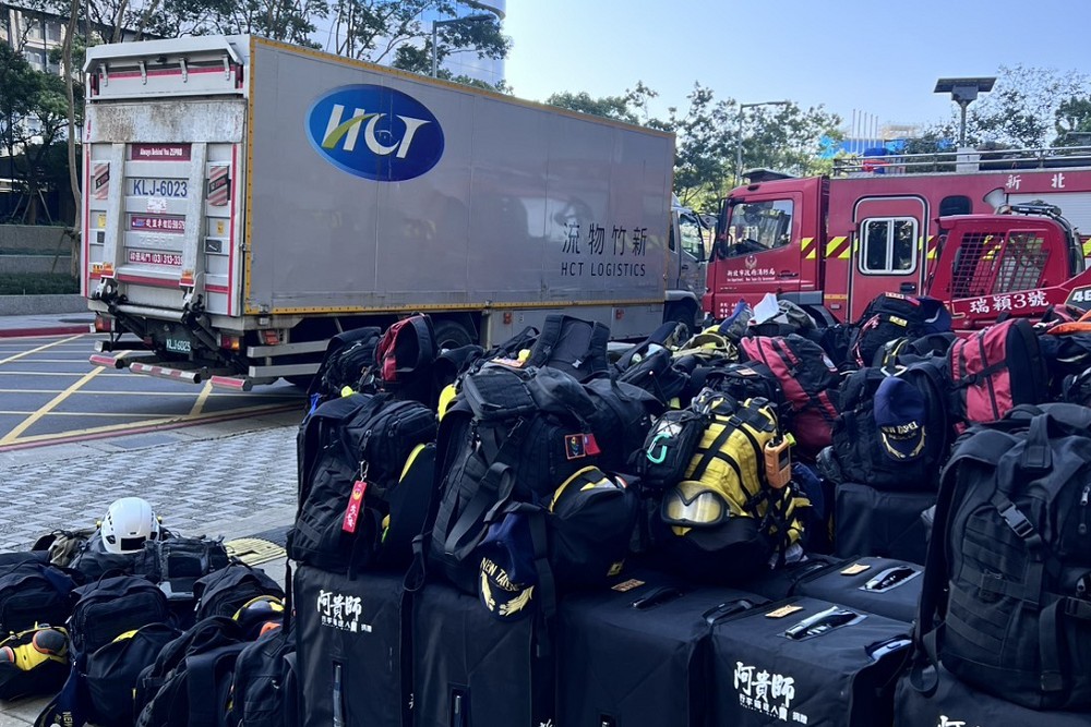 新北特搜跨區演練動員130人　結合物流17噸級大貨車強韌後勤