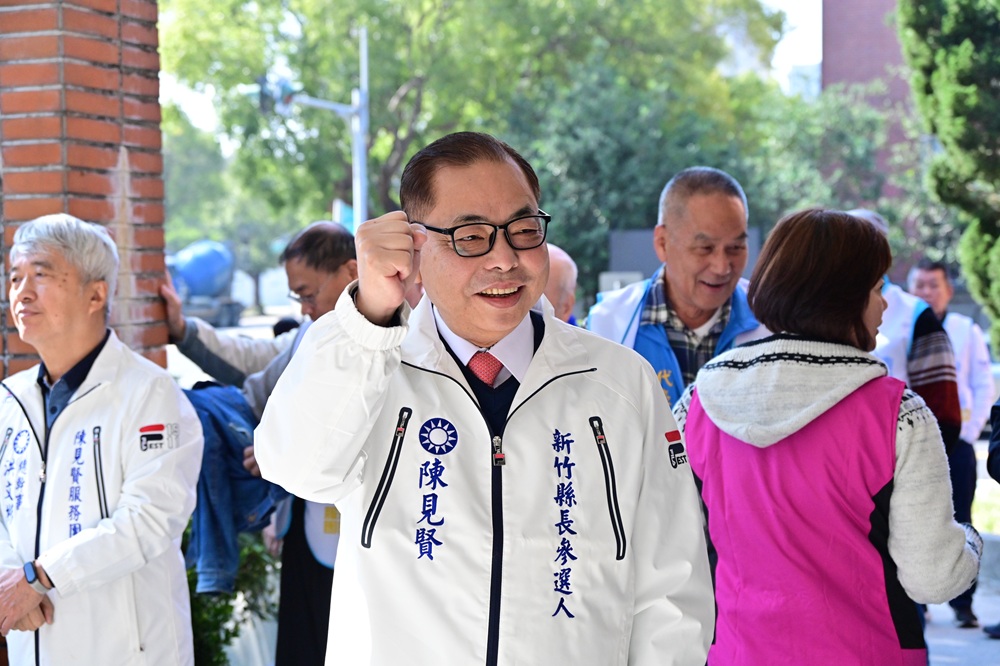 陳見賢政黨對比居冠　參選新竹縣長藍營勝選王牌