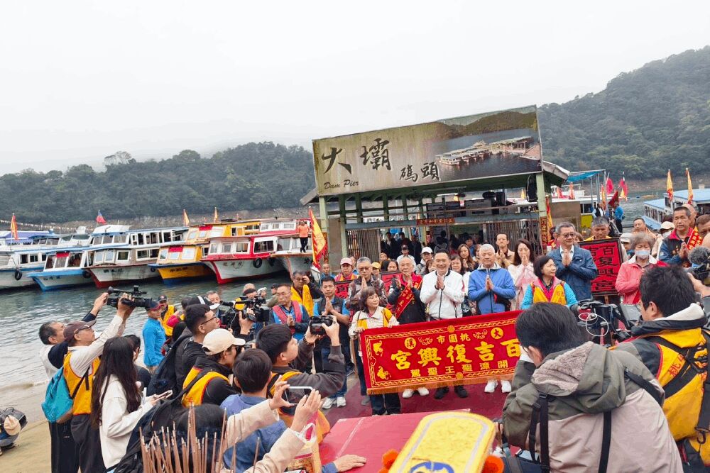 蘇俊賓3度參與媽祖水上遶境　桃園大溪有全台最美麗路線