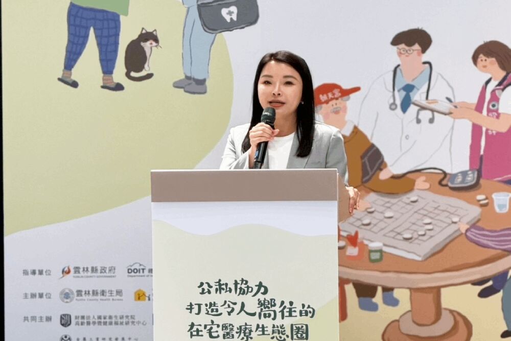 張嘉郡拋醫療政見　大數據預警長輩生理數值、全面深化在宅醫療