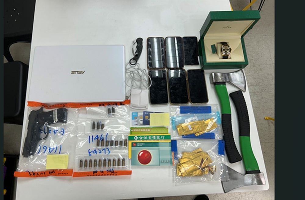 逮首宗eATM試卡集團　溯源破獲竹聯幫成員擁槍毒吸收少年涉詐
