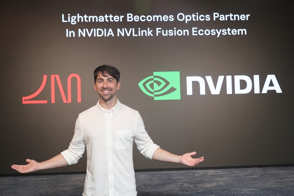 Lightmatter加入NVIDIA NVLink Fusion生態系　以光子互連技術驅動新世代AI基礎架構
