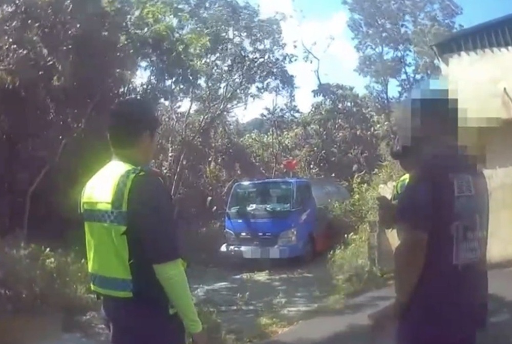 災區灑水車也偷　花蓮警電眼追嫌槓上開花破連續竊案