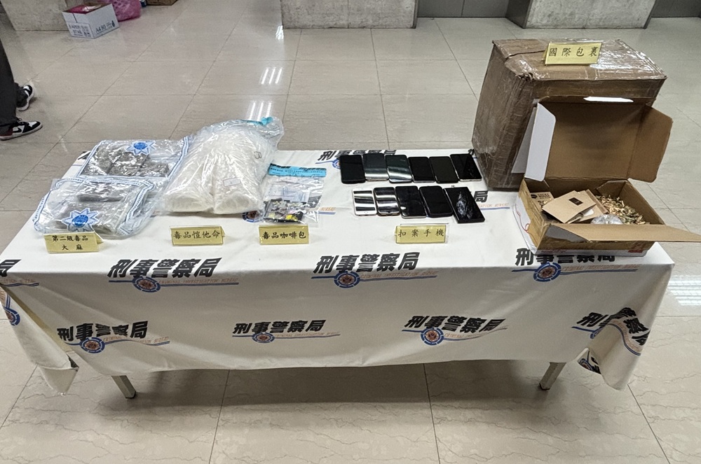 台泰國際郵包藏大麻　警連環破輪胎也夾藏5公斤K他命闖關