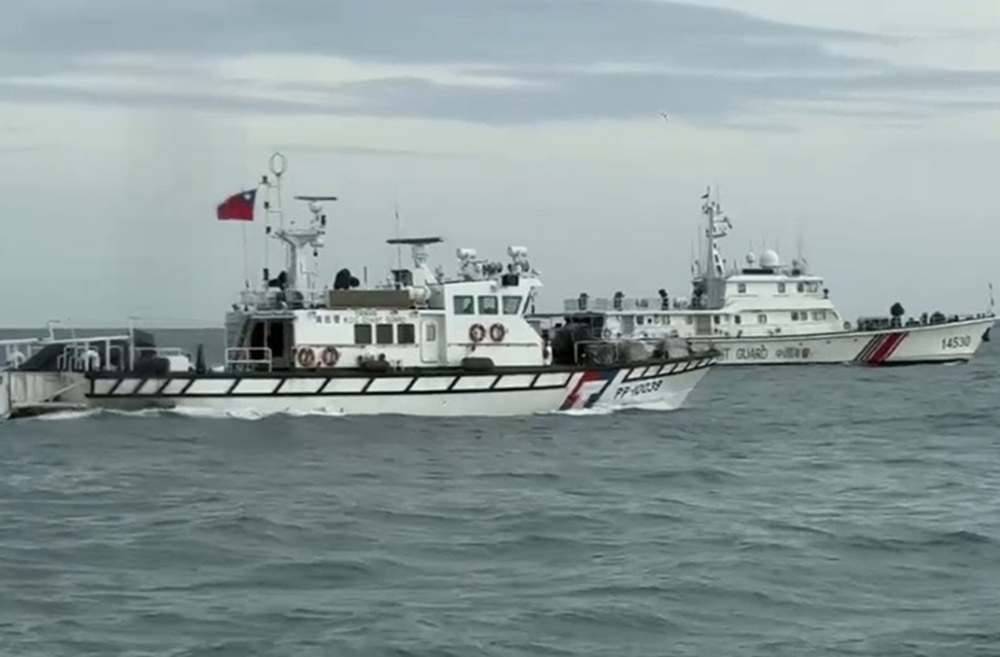 中國海警再闖金門限制水域　海巡艇強勢驅離全力守護主權