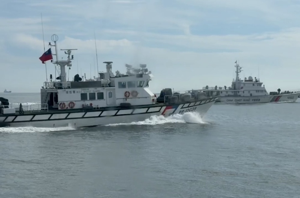 中國海警再擾金門海域　海巡艇強勢驅離捍衛主權