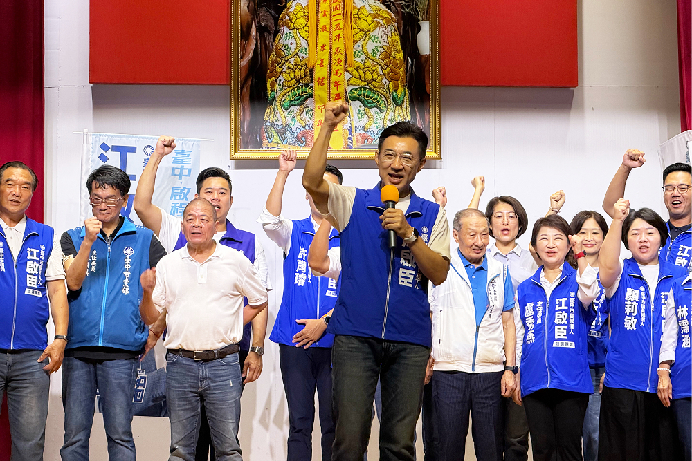 接棒盧秀燕！　江啟臣攜手張清照發表雙港海線交通藍圖