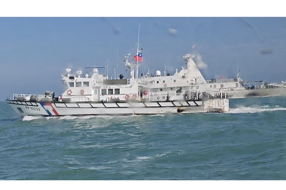 漢光演習　中國海警船竟侵擾金門海巡艇監控驅離