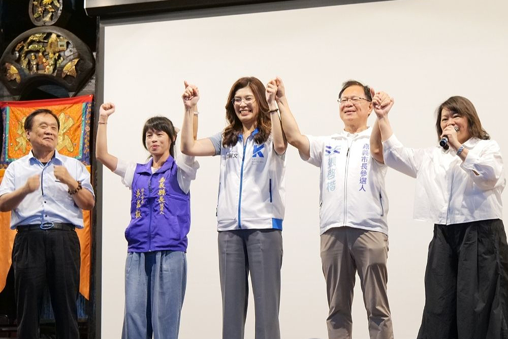 鄭麗文南下嘉義相挺　張啓楷保證延續黃敏惠政績、市府人事