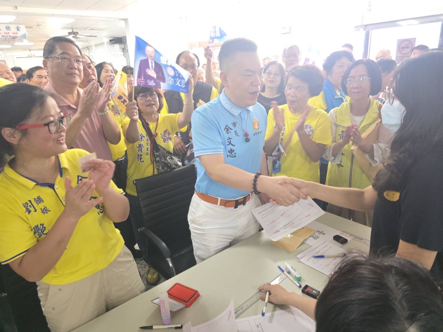 余文忠登記連任苗栗市長　宣示市政不停歇、市民擺第一