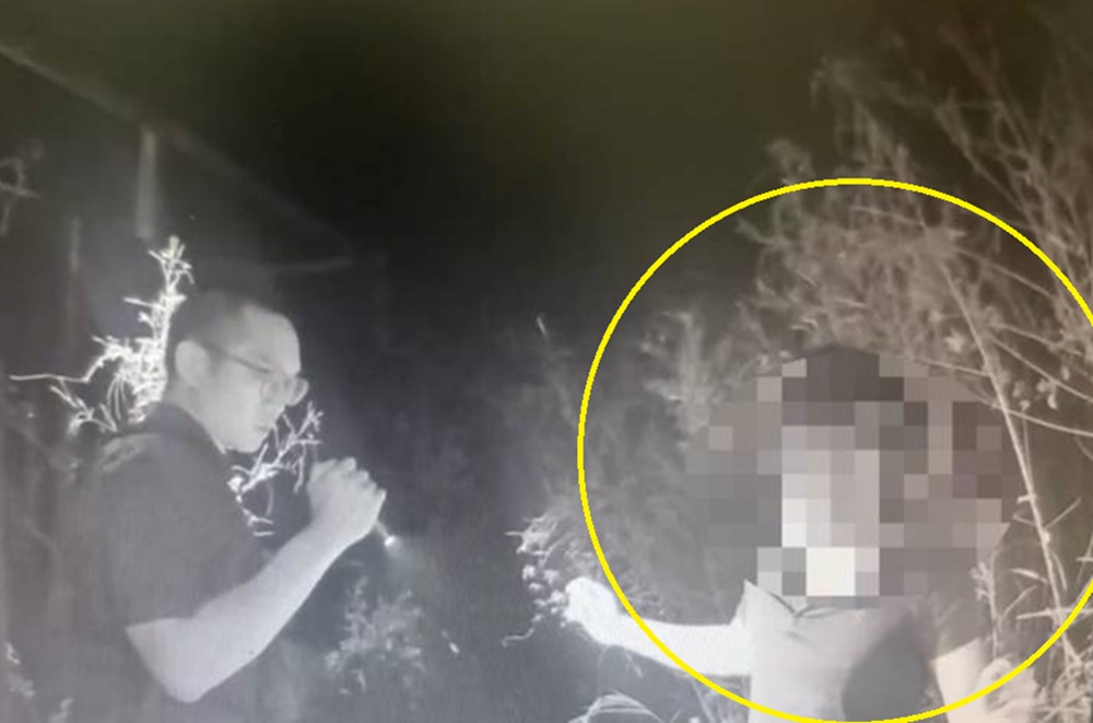拒檢倒車逃躲入草叢　警搜索喊話詐欺車手與收水齊被逮